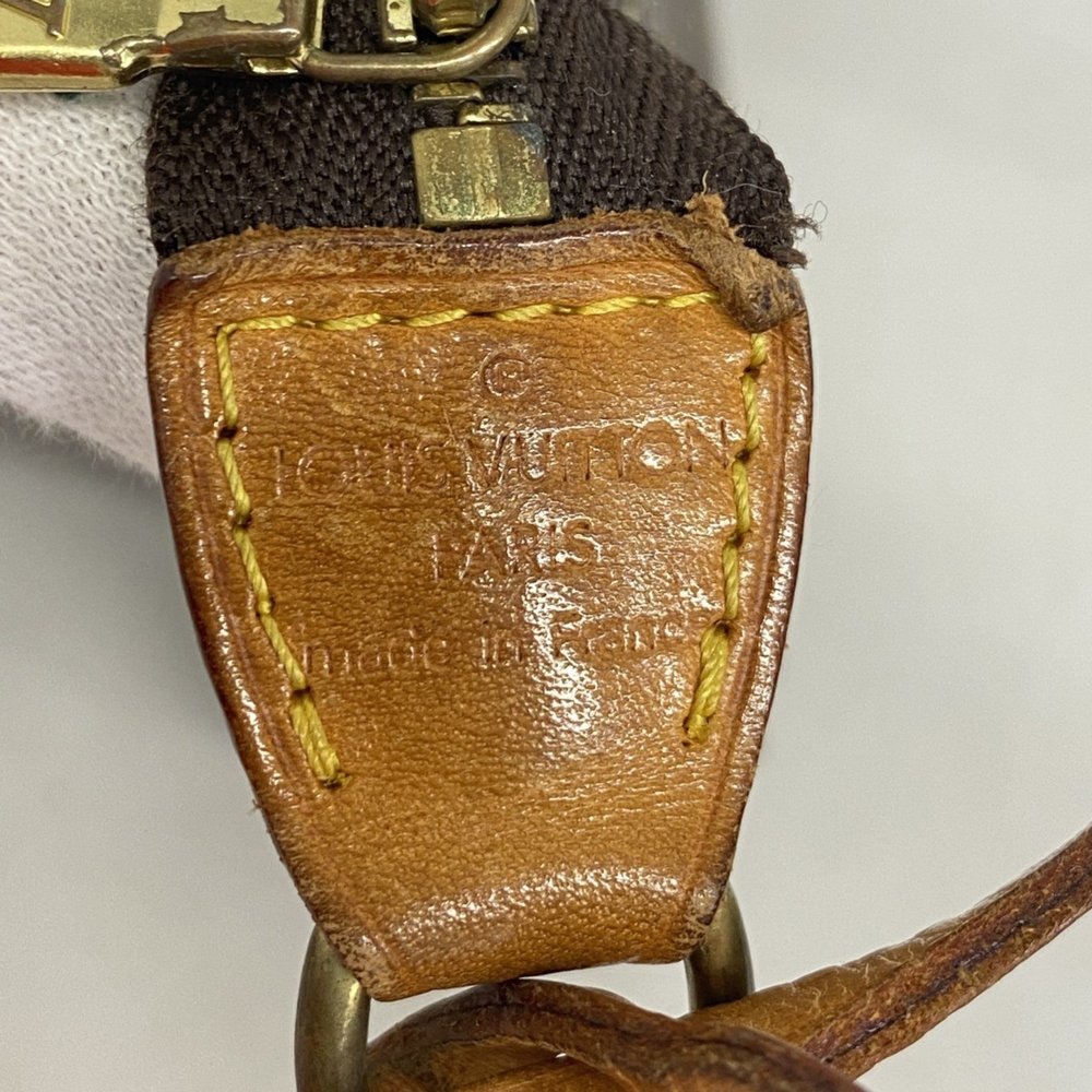 Louis Vuitton Pouch Monogram Pochette Accessoires M51980 Brown Women's - Picture 5 of 10